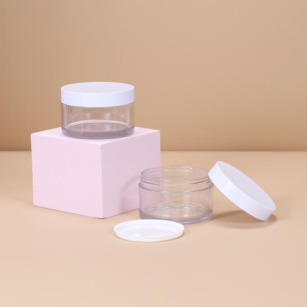 200ml Capacity Thick Wall Cosmetic Jar Packaging Screw Cap