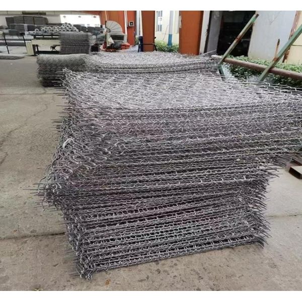 Galfan Welded Gabion Retaining Walls 200x100x50 Welded Gabion Box 2x1x0.5m Gabion Basket Stone Cage Garden Fence Garden Stone Wire Basket Fencing