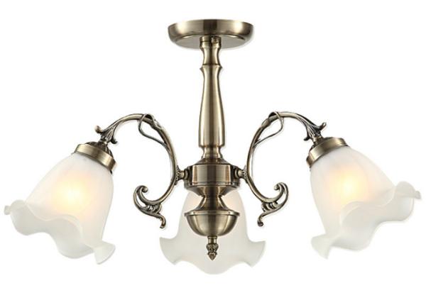 Lily Of the Valley European Style Red Bronze Chandelier for living room energy-saving lamp 3-arm 5-arm availa