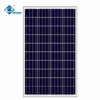 painel solar de vidro transparente solar portátil de sistema de gerador ZW-250W da eficiência elevada poli de 250W 30V