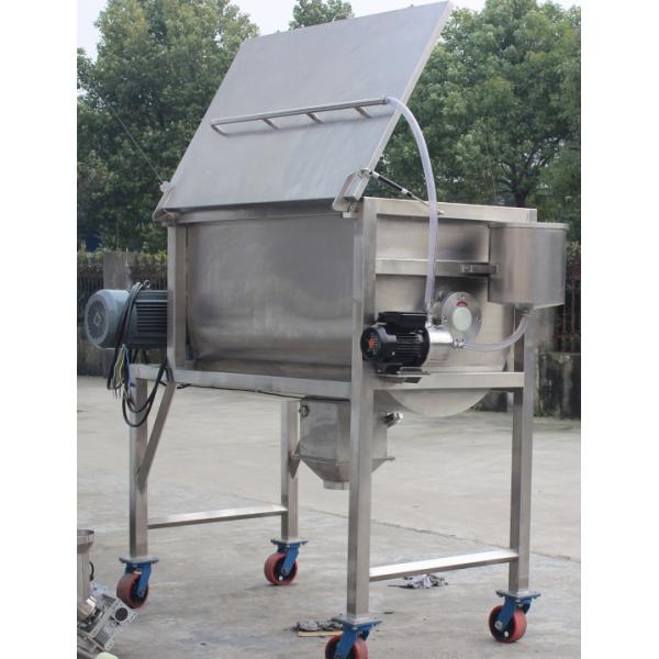 Horizontal Ribbon Mixer Machine For Powder U Shape Tank Spiral / Drive Parts