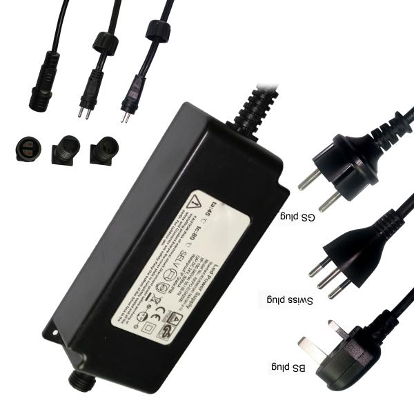 12VAC 2A 24W waterproof transformer AC adapter For Outdoor Waterproof Lighting Water pump Transformer