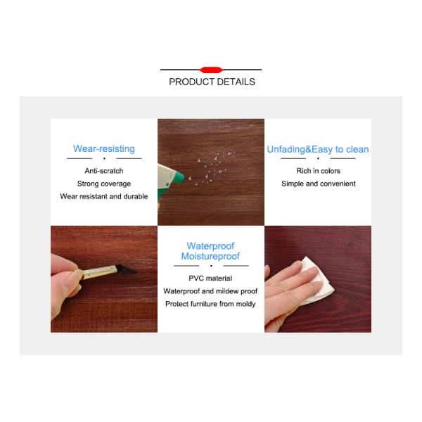 Wood Grain Texture PVC Foil For MDF , PVC Decorative Film For Home Furniture