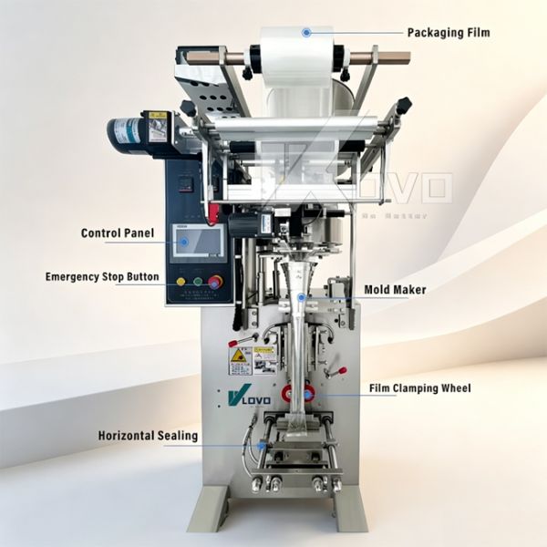 High Speed Automatic Detergent Packing Machine For Detergent 500g 1000g Bag