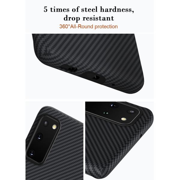Eco Thin Twill Aramid Fiber Samsung S20 Protective Case