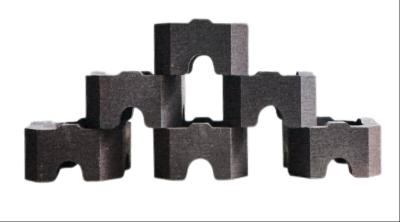 High Temperature MgO-Cr2O3 Fireclay Brick Glass Kiln Refractory Bricks ZDMC-12