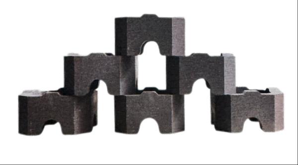 High Temperature MgO-Cr2O3 Fireclay Brick Glass Kiln Refractory Bricks ZDMC-12