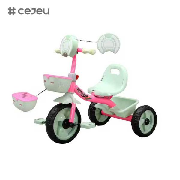 CJ-HLZ-791 Children's Pedal Tricycle Stylish Front Design Equipped with Music and Lights New Model Kids Tricycle