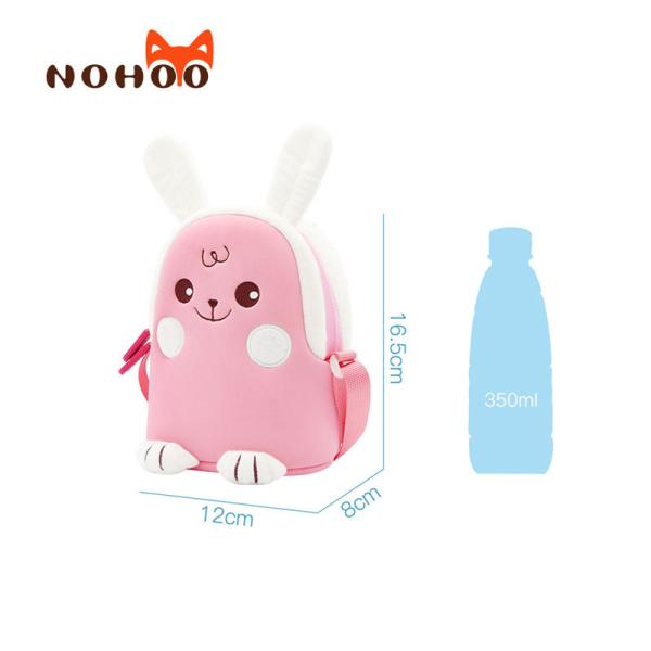 New design baby toddler backpack pink rabbit lovely Cartoon animal Kids Messenger Bag For Girls