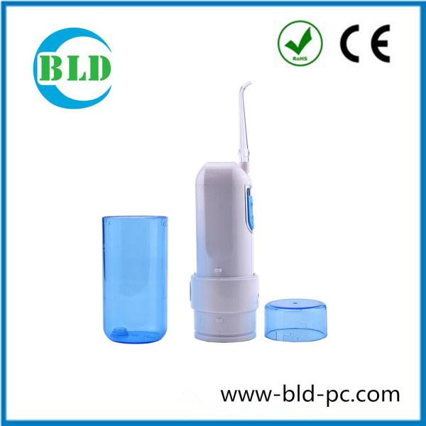 Portable Oral Irrrigator Dental Care Water Jet Electronic Flosser with 5 Tips Material PC,ABS