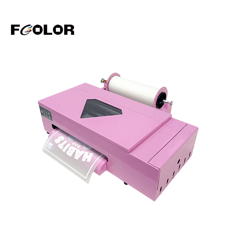 Fcolor A3 300mm Label Printer DX7 Print Head Dtf Ab Film Sticker Printer for High End Gift Bottle Phone Case