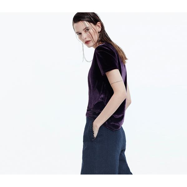 2019 New Arrival Summer Velvet Clothing T Shirt For Women