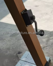 Durable Easy to Install Cantilever Umbrella Wind Crank Parts
