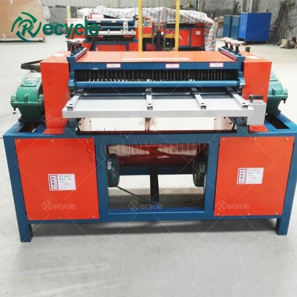 Automatic Waste AC Radiator Separator Machine / Copper Aluminum Radiator Separator
