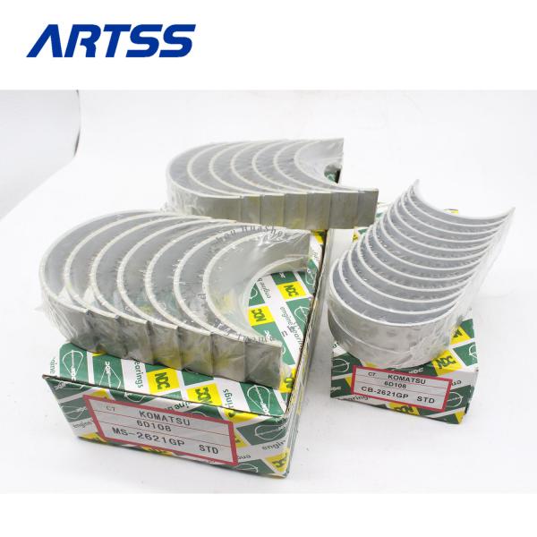Hot Selling High Quality Diesel Engine NDC 6D108 Main Bearing & Con Rod Bearing STD For KOMATSU Excavator Spare Parts