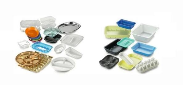 PP / PE / PS Automatic Vacuum Forming Machine Make Plastic Packaging