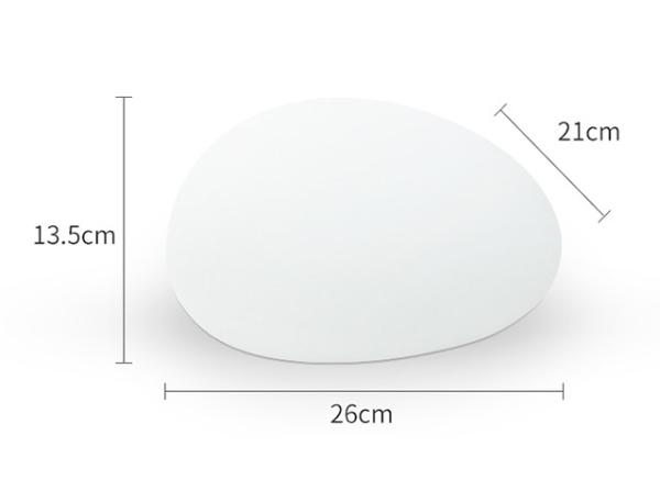 1800mAh 6000K Outdoor Solar Lawn Lights Garden Led Stone Shaped 5V 1.5W