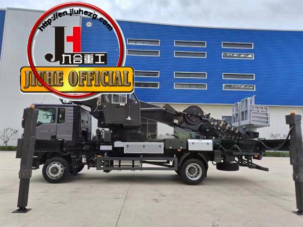 China Truck Plus Plataforma de Trabalho Aéreo JIUHE Bucket Lift Truck 21m 23m 25m 29m 38m 45m Truck Operação Aérea