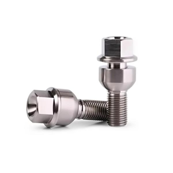 Standard Size Titanium Wheel Bolts Wheel Lug Bolts For Racing Auto Car