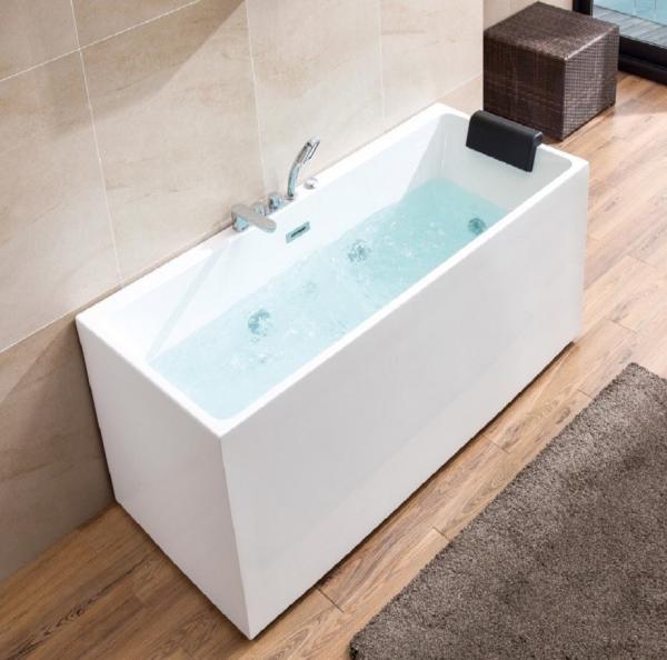 Shower Room Freestanding Jacuzzi Bathtub , Massage Acrylic Bathtub CE Approved