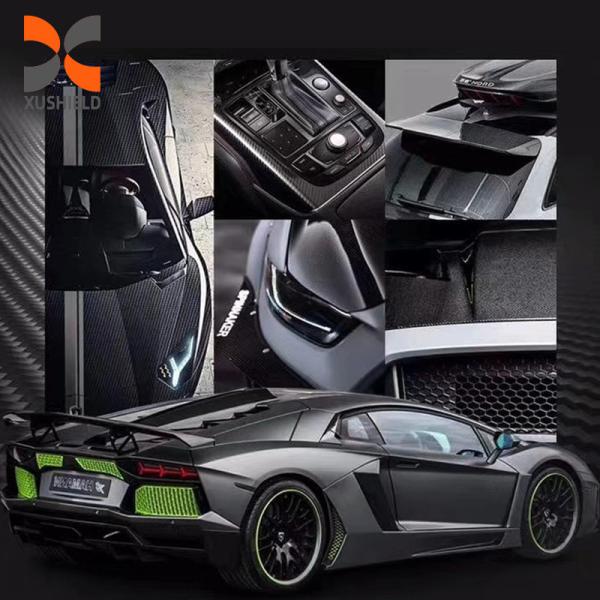 Self Healing Color Change Paint Protection Film Black Carbon Fiber TPU Ppf Film Car Paint Protection