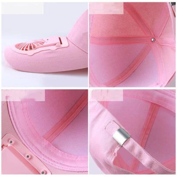 Wholesale Price Portable USB Charging Fan Hat Unisex Adjustable Summer Sports Baseball Hats UV Protect Visors Mini Cooler Fan