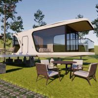 8.5m Cabine préfabriquée Capsule Container House Wirh Système d'éclairage intelligent
