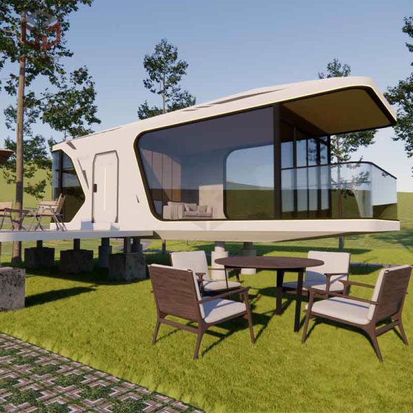 Capsula espacial portátil de 8 toneladas con ventana de aluminio