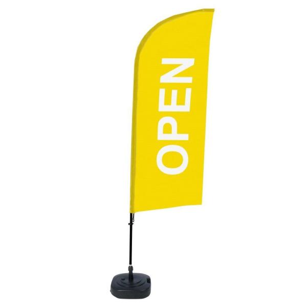 Custom Printing 100% Fiberglass Beach Flag Wind Swooper Flag Windproof