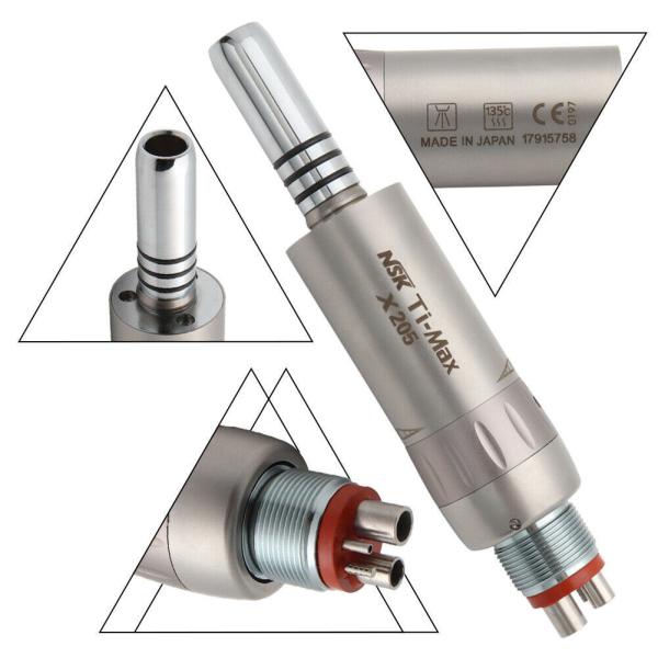 Low Speed Dental Handpiece Straight Contra Air Motor 2/4 Holes Inner Water Spray