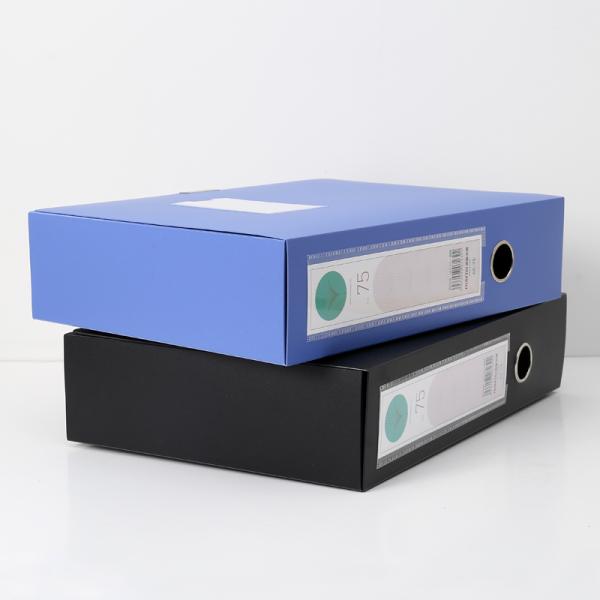 Cores personalizáveis 5.5cm BOX FILE A4 PP File Folder Box para escritório e armazenamento em casa