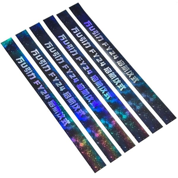 Bracelet d'événement en argent personnalisé brillant laser glitter pour une entrée à la mode
