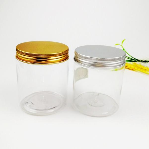 ISO9001 Sliver Aluminum 31mm Plastic Screw Cap Jars