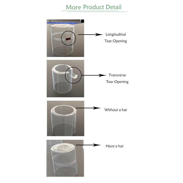 Customized PVC Necking Tape Glass Bottle Shrink Cap for Beverage Packaging Solutions