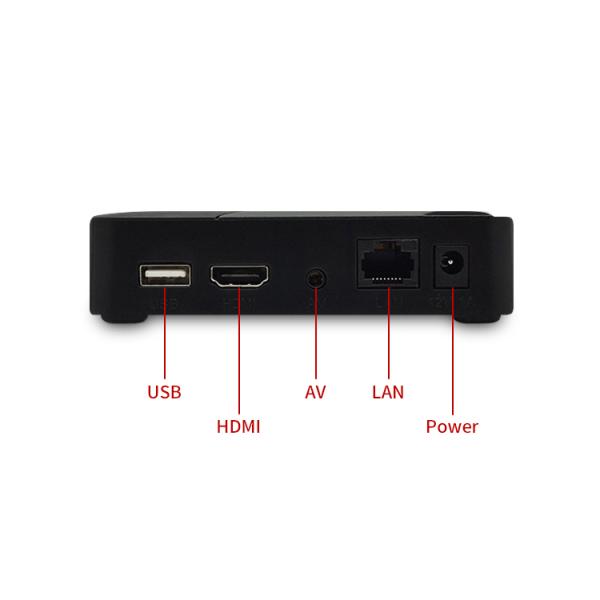 ERI Linux Cable TV Box Cuad Core 1080P H.265 Personalizable