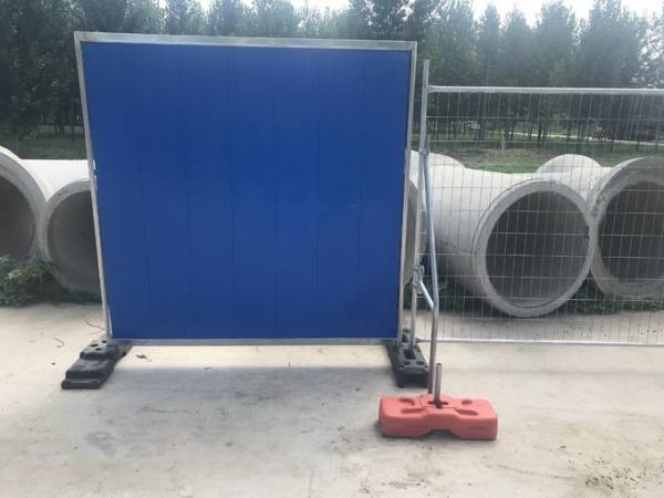 8'x12' temporary chain link fence panels diameter wire 11.5ga chain link mesh 2 x 2 tube 35mm wall thick 1.60mm