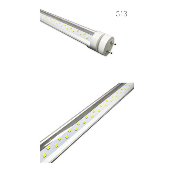 IP44 1.2M 2.4M Integrated Led Tube Light Aluminum Housing 2800lm