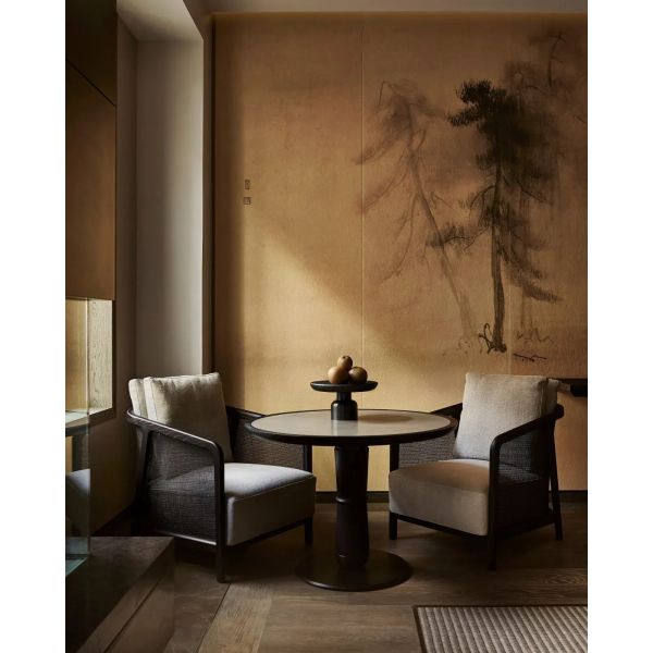 Fabrication de mobilier de bureau sur mesure Réunion Fauteuil Club en teck Extérieur