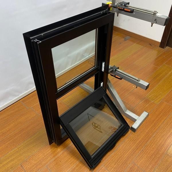Weather Resistant Aluminium Double Hung Windows Locking System Customizable  Aluminium Windows Top Hung