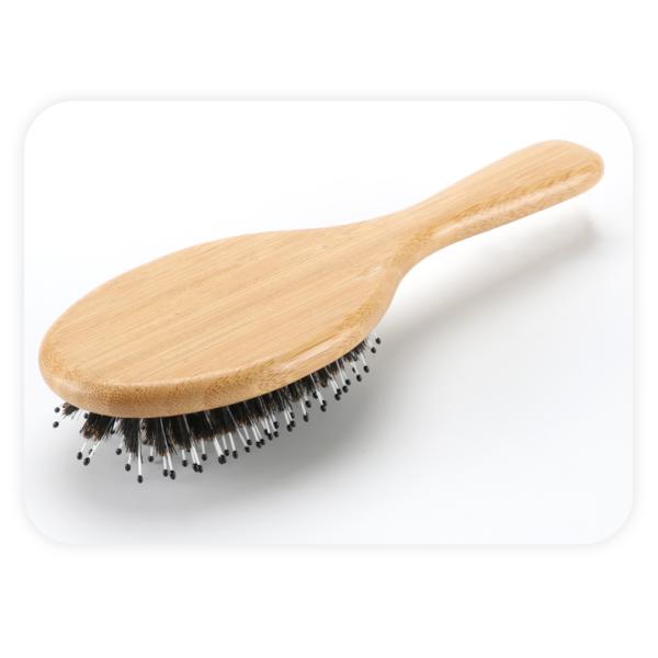 Laser Vent Wide Tooth Boar Bristle Hair Comb Wooden Anti Static Hair Brush For Women