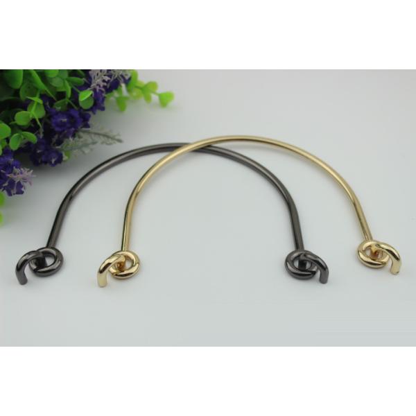 Leather bag hardware gunmetal color 150 mm zinc alloy handbag metal handle