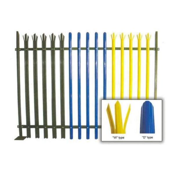Commercial Industrial Steel Palisade Fencing High Strength Material Easy Installation