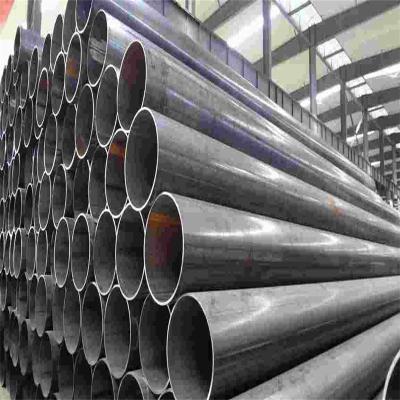 Tubo de aço inoxidável de parede fina de 1,5 mm 12 m de comprimento 3 polegadas OD Q345B tubo de aço carbono preto