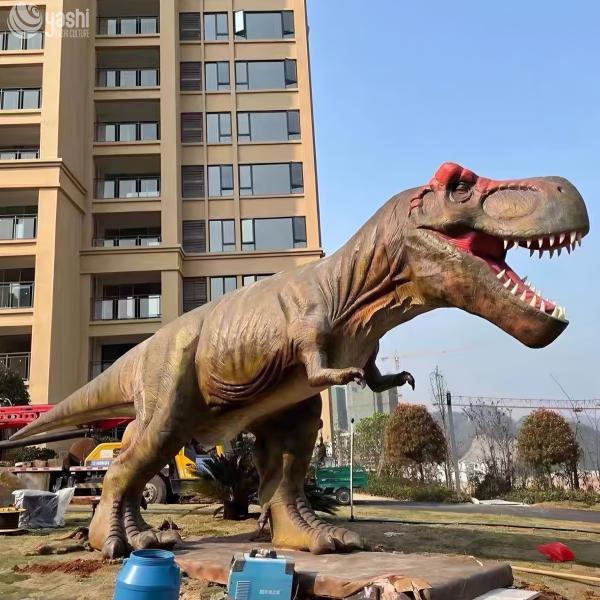Realistic Dinosaur Sculpture Animated Model for Outdoor Exhibitions and Parades