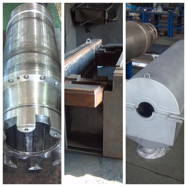 Separador continuo horizontal industrial de la jarra - centrifugadora para el tratamiento de aguas residuales