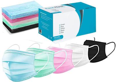 High Filtration Disposable Medical Face Mask With Adjustable Nose Piece