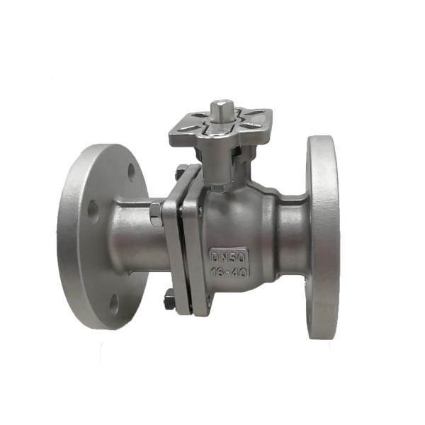 Stainless Steel Ball Valve Flanged Ends With ISO TOP For Gas