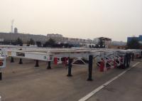 Charge utile de 35 tonnes 40 pieds 2 axes de tambour conteneur squelette semi-camion remorque