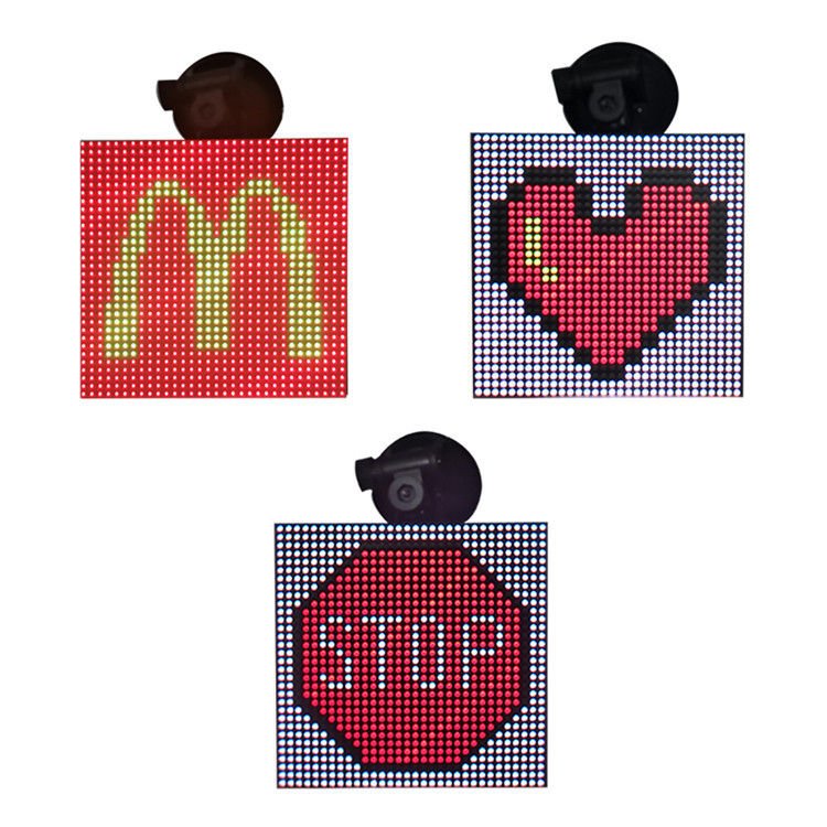 Автомобиль Emoji 128*128 MM Buletooth умный привел дисплей знака