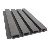 Coextrusion composée en plastique en bois de panneau de mur extérieur décoratif de WPC Paneli